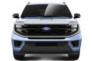 Ford Expedition Hood Deflector - Husky Liners - Aeroskin - Chrome - 2025+